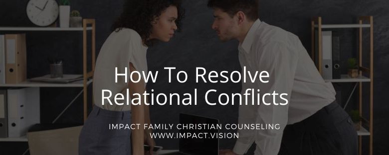 Impact family counselors discuss how to resolve relational conflicts?