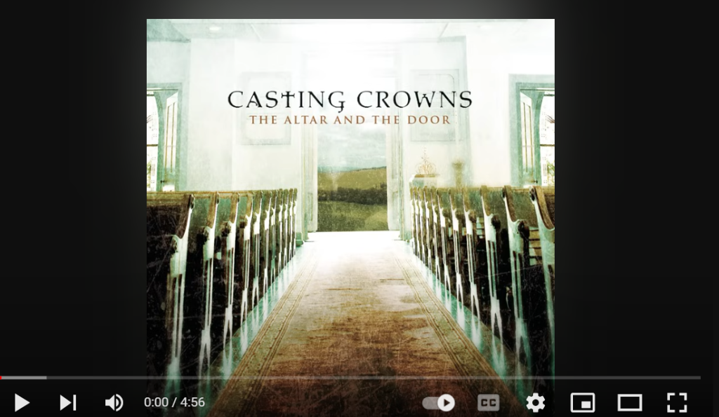 All Because Of Jesus - Casting Crowns