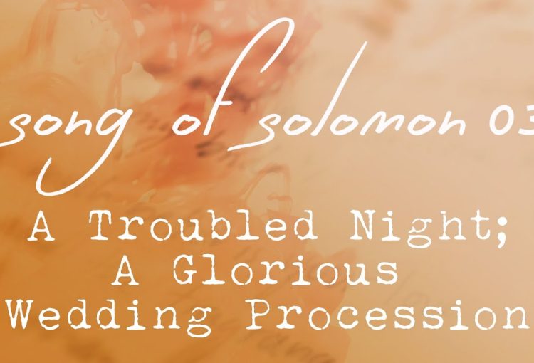 Song of Solomon 03,A Troubled Night; A Glorious Wedding Procession, Chapter 3