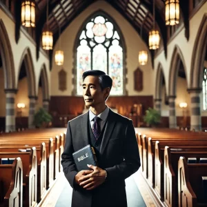 counselor holding bible