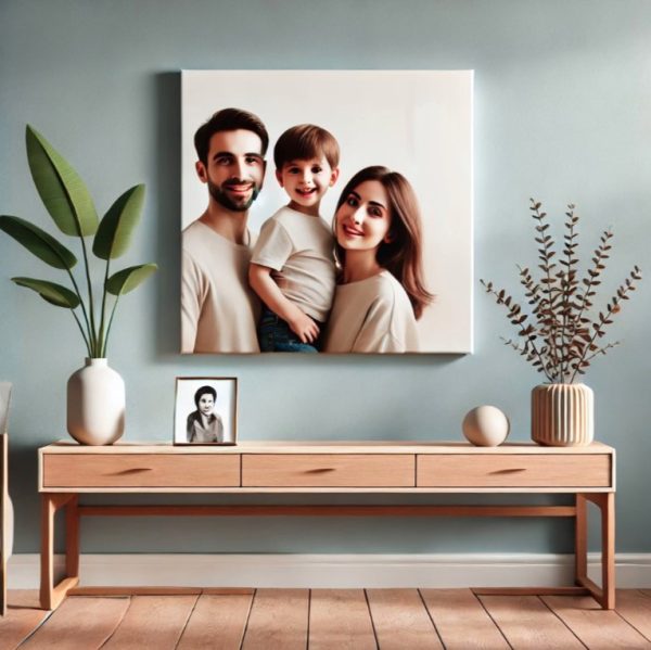 family canvas print