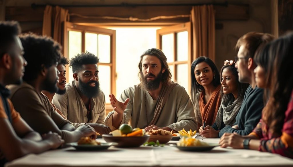 Jesus and food