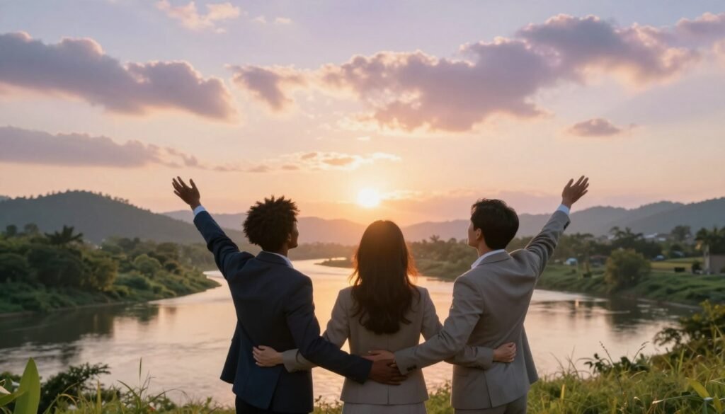 Walk boldly into new opportunities with love