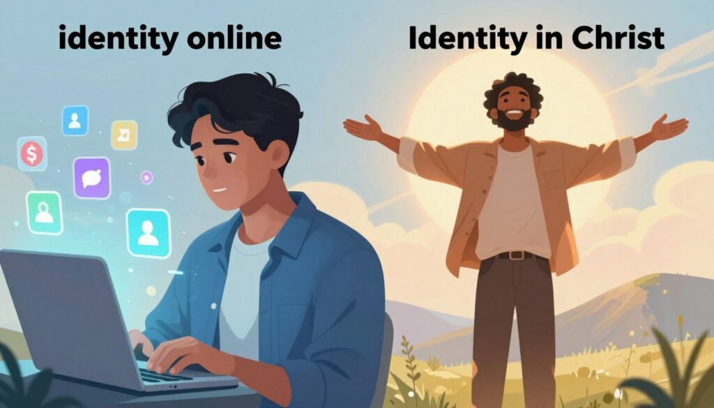 Identity In Christ Vs. Identity Online: How Can Teens Find Their Worth? 1 How identity online differs from identity in christ